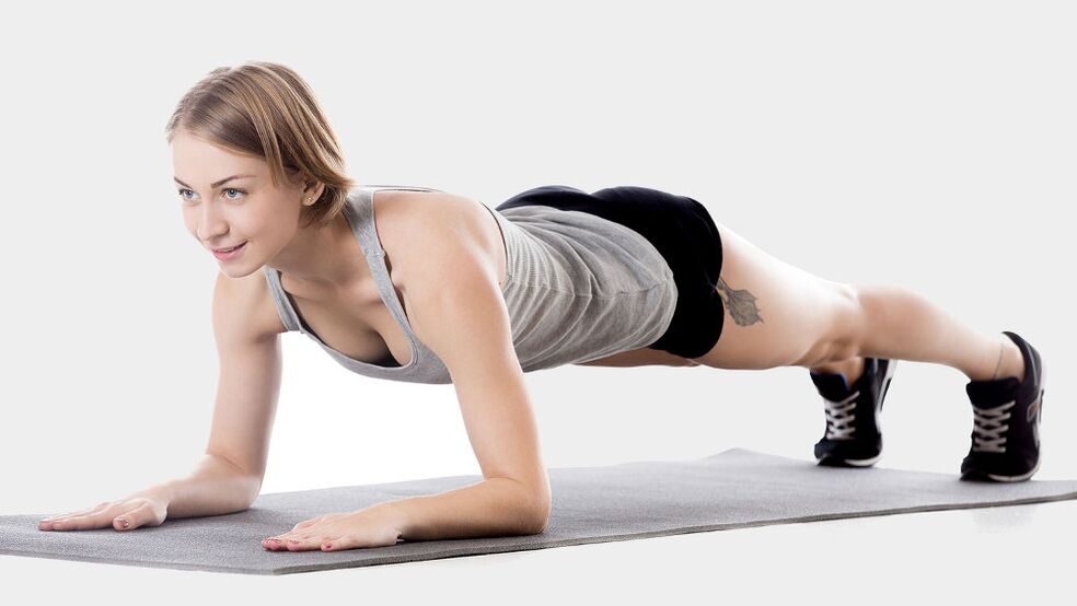 planks for weight loss of sides and abdomen
