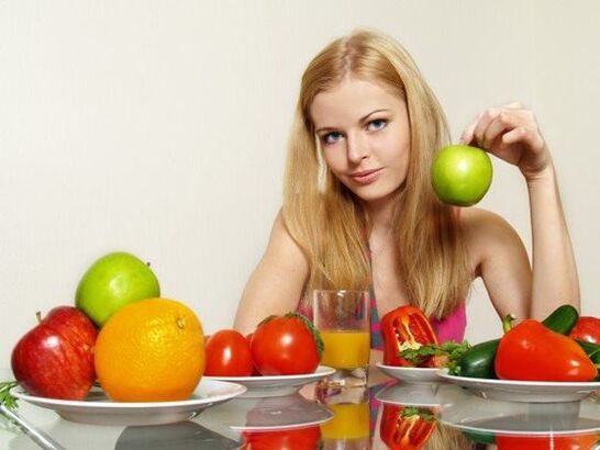 Rely on vegetables to lose weight