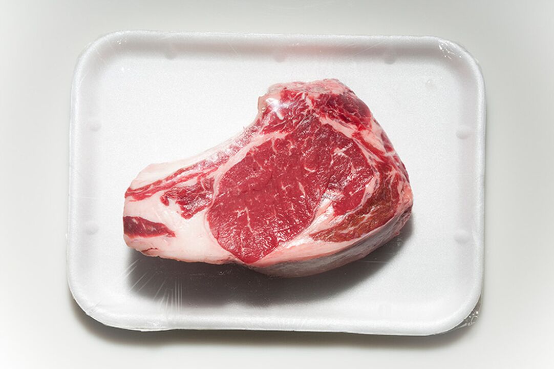 Many foods, such as red meat, are excluded from the gout diet. 